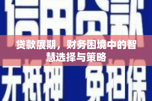 达仁贷款展期，财务困境中的智慧选择与策略