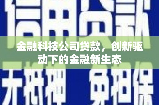 达仁金融科技公司贷款，创新驱动下的金融新生态