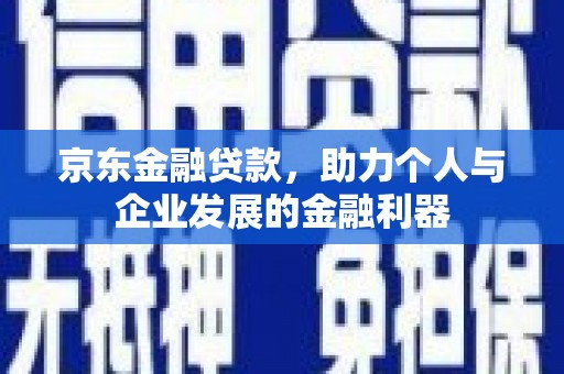 达仁京东金融贷款，助力个人与企业发展的金融利器