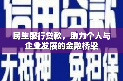 达仁民生银行贷款，助力个人与企业发展的金融桥梁