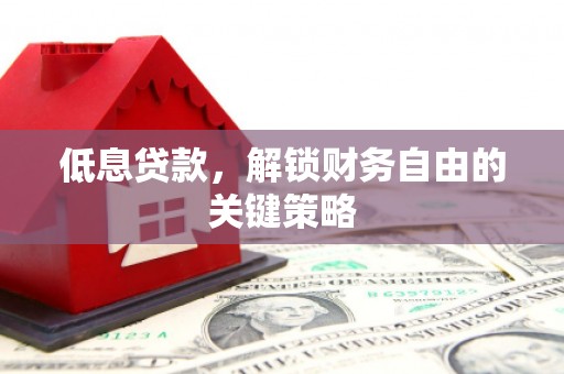达仁低息贷款，解锁财务自由的关键策略