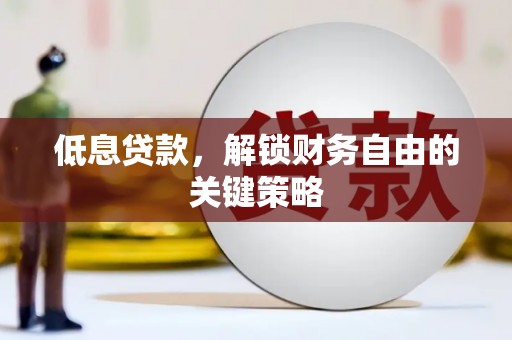 达仁低息贷款，解锁财务自由的关键策略