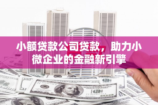 达仁小额贷款公司贷款，助力小微企业的金融新引擎
