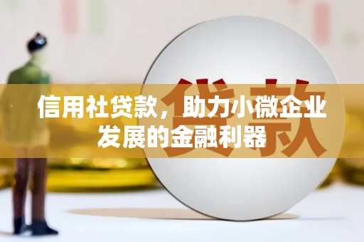 达仁信用社贷款，助力小微企业发展的金融利器