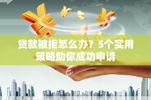 达仁贷款被拒怎么办？5个实用策略助你成功申请